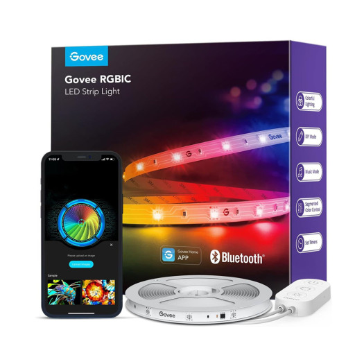 Govee RGBIC Basic Wi-Fi + Bluetooth LED Strip Lights - 10M H618C3D1